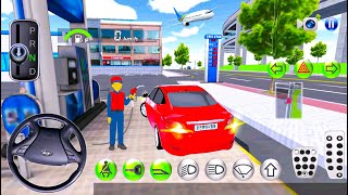 3d Driving class Simulator  Experience the hilarious gas refuel challenge in Mini Car driving [upl. by Siffre]