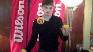 Wilson Next Gen Tennis Ball Juggle with David Goffin [upl. by Antonella]