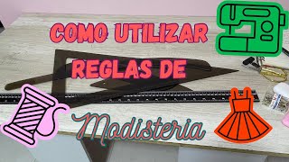 Omaira tvDIY te enseño usos de las reglas de modisteríatrazo pantalón en un solo vistazo [upl. by Htebarual]