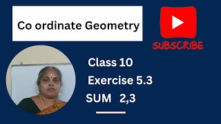 Tnpsc competitive class 10 maths coordinate geometry [upl. by Osswald]