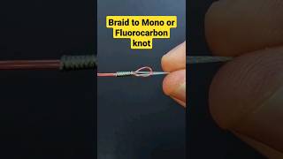 The Albright Knot for Braid to Mono or Fluorocarbon [upl. by Marrin]