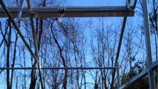 How To Build A Greenhouse  Step 23 Drive Shaft and Vent [upl. by Yrellam369]