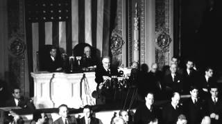 FDRs Day of Infamy Speech December 8 1941 [upl. by Esiralc]