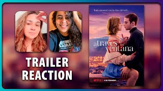 A TRAVÉS DE MI VENTANA Netflix Trailer reaction ft Ju Brito [upl. by Notsehc734]