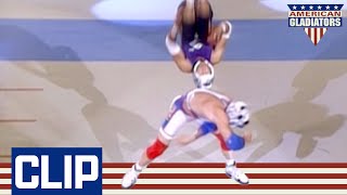 Everyone Is Stunned By This Insane Flip  American Gladiators [upl. by Tirrej]