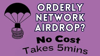 Orderly Network Potential Airdrop Takes 5 mins to do No cost [upl. by Yennaiv]