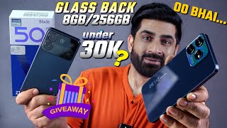 This Phone Comes Under 30K With Glass Back8256GBFHD Display ft ZTE Blade V50 Design Giveaway [upl. by Asyl]