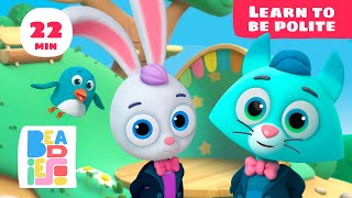 Beadies — Learn to Be Polite — Collection of Episodes — Cartoons for Toddlers [upl. by Ahsile501]