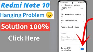 Redmi Note 10 Hanging Problem  Redmi Note 10 Hang Problem Solution  mi Note 10 Hang Problem fix [upl. by Daeriam115]