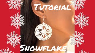 Snowflake Macramè Tutorial [upl. by Orfurd]