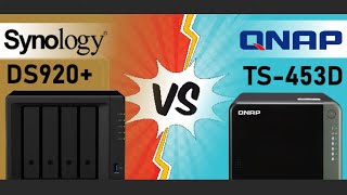 Synology DS920 vs QNAP TS453D NAS Comparison [upl. by Darlene]