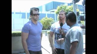 Interview with WWEs Zack Ryder and Curt Hawkins [upl. by Shah15]