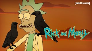 Rick and Two Crows Forever  Rick and Morty  adult swim [upl. by Jestude]