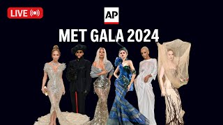 Met Gala 2024 Watch as stars leave The Mark Hotel walk the carpet [upl. by Kreegar519]