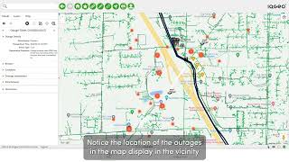 IQGeo Workflow Manager  Outage management electric utility network [upl. by Reinnej805]