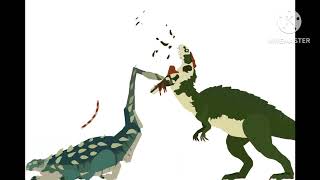 acrocanthosaurus vs ankylosaurus [upl. by Jessica277]