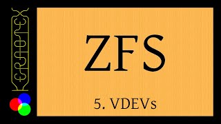 Beginners guide to ZFS Part 5 VDEVs [upl. by Edouard]