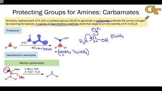 2605 Protecting Groups for Amines Carbamates [upl. by Lurline]