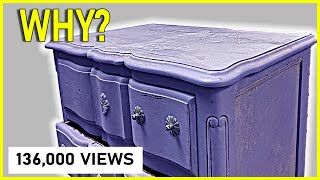 AMAZING RESTORATION of an Vintage Oak Chest Relaxing Furniture Restoration Video  Only Shop Sounds [upl. by Ahsehyt]