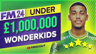 MUSTSIGN CHEAP Wonderkids Under 1M In FM24  Football Manager 2024 Wonderkids [upl. by Strauss]