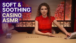 Soft amp Soothing Baccarat  Unintentional ASMR Casino [upl. by Roee]