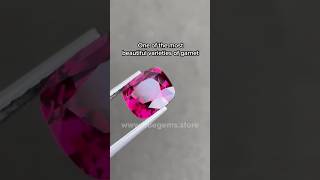 Red garnet engagement ring creation [upl. by Yblok]