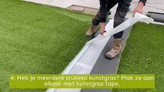 Kunstgras leggen in je tuin Zo doe je dat [upl. by Yerot]