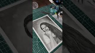 How to use fixative spray on drawing fixativespray camlinfixativespray art [upl. by Arriek990]