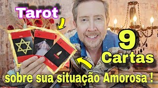 A situação de vocês em 9 cartas  Qual o futuro dessa relação  tarot de hoje rei do oraculo hoje [upl. by Herr208]