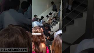 OMG😱Vijay Devarakonda slips on stairs hope he’s fine The Unseen Shorts vijaydevarakondashorts [upl. by Rosaline]