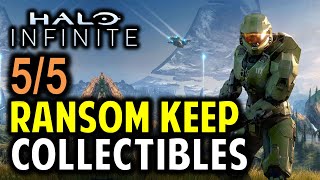 All Ransom Keep Collectibles Audio Logs amp Spartan Core Location  Halo Infinite [upl. by Shaylynn947]