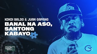 Kokoi Baldo Juan Gapang  Banal na Aso Santong Kabayo FULL PERFORMANCE w Lyrics [upl. by Marietta513]