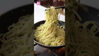 Spaghetti Aglio E Olio  Noodles Recipe  Kunal Kapur Recipes  Shorts TrendingRecipe [upl. by Ruffi]