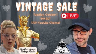 Vintage Live Sale Tuesday Thrifter Junker Vintage Hunter amp The Cult Of Vintage [upl. by Braynard233]