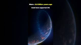 Mars Now vs 35 billion years Ago shorts [upl. by Vasileior]