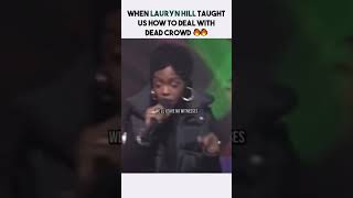 Lauryn Hill showing how to hype up a crowd 🔥 [upl. by Yenhpad]