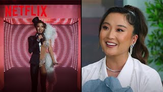 Ashley Park Breaks Down Mindys Musical Journey  Emily In Paris  Netflix [upl. by Weber]