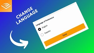 how to change language on audible [upl. by Ybbil]