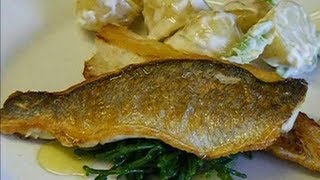 How to fillet sea bassand cook itin real timeSEA BASS [upl. by Cynthea]