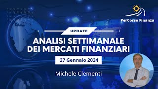 Analisi Settimanale Mercati Finanziari  27 Gennaio 2023 [upl. by Ennair]