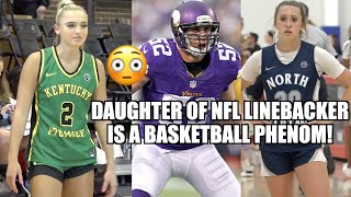 DAUGHTER OF ALLPRO NFL PLAYER IS A PHENOM [upl. by Leamaj]