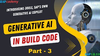 Introducing Joule SAPs own Generative AI CoPilot [upl. by Flam]