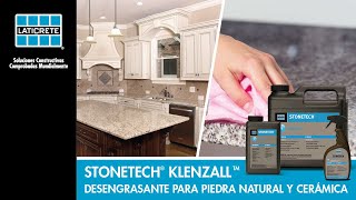 STONETECH® KlenzAll™  Desengrasante para piedra natural y cerámica [upl. by Penni365]