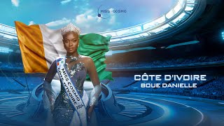 BOUE DANIELLE  INTRODUCTION VIDEO  MISS COSMO CÔTE DIVOIRE 2024 [upl. by Ativla]