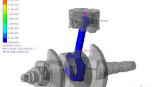 RecurDyn Engine dynamics simulation [upl. by Nemajneb]