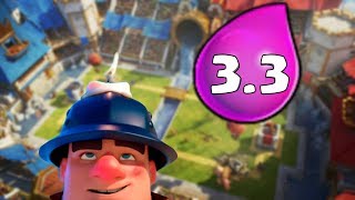 EL NUEVO MINER CONTROL DE 33 en Clash Royale  WithZack [upl. by Ramiah427]