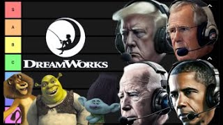 US Presidents Make a Tier List  DreamWorks Franchises Movies  AI Voice Meme [upl. by Leruj175]