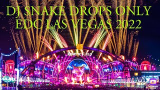 DJ SNAKE LIVE EDC LAS VEGAS 2022 DROPS ONLY [upl. by Marillin570]