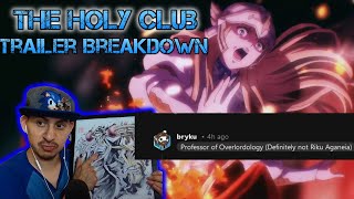 Overlord Professor Breaks down Overlord The Holy Kingdom Trailer 3  2 [upl. by Goles]