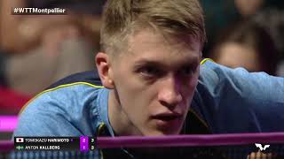 FULL MATCH  Tomokazu Harimoto vs Anton Kallberg  MS R16  WTTMontpellier 2024 [upl. by Mill]